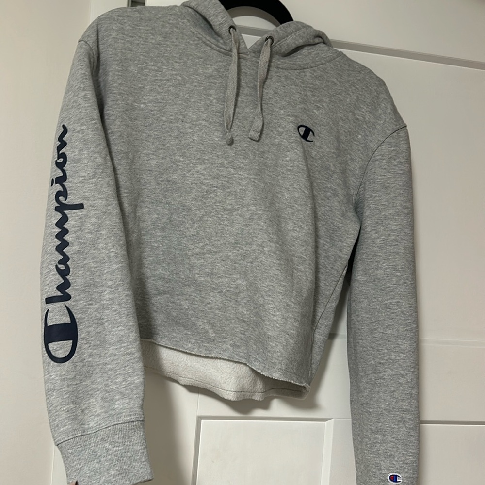 Champion crop hoodie